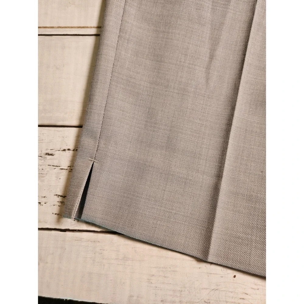 Ann Taylor Kate Fit Womens 8‎ Gray Wool Blend Straight Leg Dress Pants Career